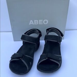 ABEO Elegant Black Sandals
